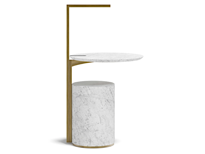 HUGO - Marble and metal coffee table / bedside table _ Capital Collection